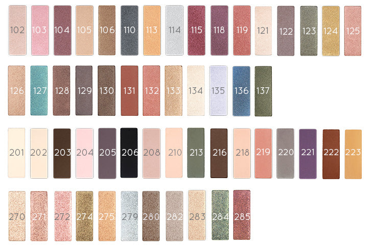 ZAOレクタングルアイシャドー パーリーカラー